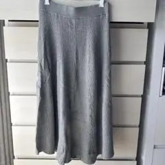 Mila Owen グレー ニットフレアスカート サイズ1