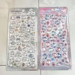【即日発送】　まじかるベリーベビー　シマエナガ　ぷっくりシール　2枚セット　　⑥
