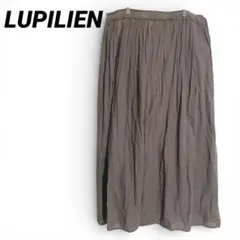 【LUPILIEN】ルピリアン ロングフレアスカート 大きいサイズ グレージュのサムネイル