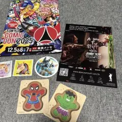東京コミコン 2025 会場限定 配布 スパイダーマン ハルク　ジョニーデップ