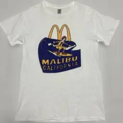 ギルダン　マクドナルド　プリントTシャツ　白