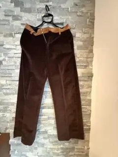 MARNI マルニ　ベルベットパンツ　ブラウン