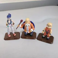 マグネットアクション ドラゴンボールフィギュア 亀仙人、ブルマ、クリリン