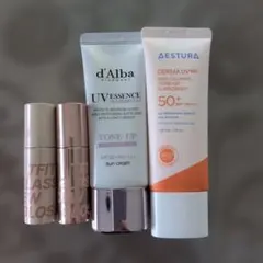 d'Alba UVエッセンス & AESTURA DERMA UV365