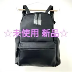 本革 リュック バックパック ブラック黒 A4サイズ収納可能 レディース