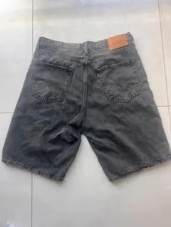 Levi's リーバイス478バギーショーツW34ブラック デニムハーフパンツ黒のサムネイル