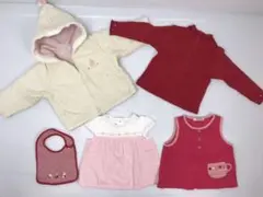 ファミリア 80サイズ 5点 セット まとめて パーカー ワンピース