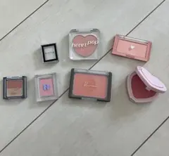 ピンク コーラル系 アイシャドウ チーク コンシーラーセット