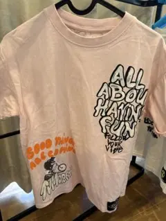 ZARA グラフィティプリント 半袖Tシャツ ピンク　134のサムネイル