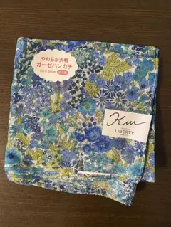 【新品】LIBERTY 花柄大判ガーゼハンカチ
