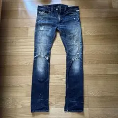 希少 DIESEL デニムパンツ ヒッコリー ストライプ THANAZ 29 - メルカリ