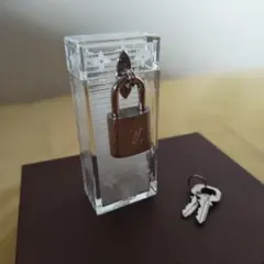 【顧客限定】ルイ・ヴィトン ドミノ・トランクケース入り　パドロック　ノベルティ