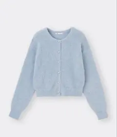 GU ジーユー　シャイニークルーネックカーディガンZ