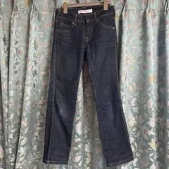 LEVI'S レディース スキニーデニム ダークブルー