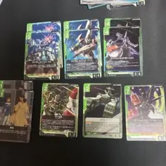 緑　レア　まとめ売り　ガンダムカードゲーム　GCG