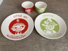 ムーミンバレー 食器セット 皿2枚 ボウル2個