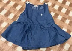 Polo baby デニムワンピース　ノースリーブ　ロンパース　即日発送