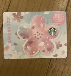 Starbucks スターバックス　カード　桜　PIN未削り