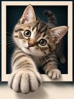 猫　生成写真 2枚入り