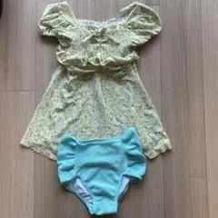 【アプレレクール】セパレート　花柄　水着 140cm