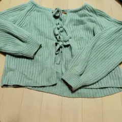 (2way)ミントグリーン♡リボンカーディガン