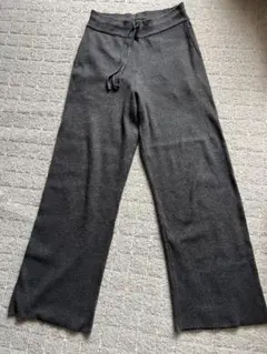 UNIQLO ウォッシャブルミラノリブニットパンツ Mサイズ