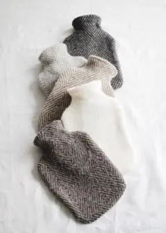 【LAPUAN KANKURIT】ウール 湯たんぽ ヘリンボーンパターン