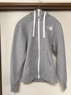 THE NORTH FACE グレー フルジップパーカー　XSレディースサイズ