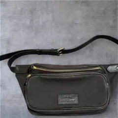 POLO RALPH LAUREN /canvas waist pack レザー