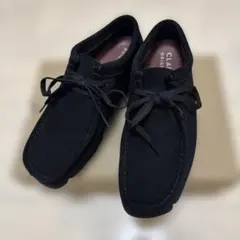 週末値下げ【美品】クラークス ワラビーGTX スエードブラック UK6、25cm