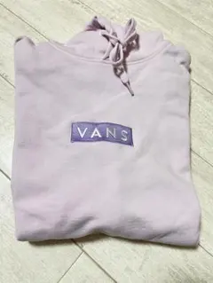 【美品】VANS 薄ピンク　フード付きパーカー　レディース　Mサイズのサムネイル