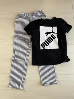 男の子 まとめ売り PUMA Tシャツ & グローバルワーク パンツ セット