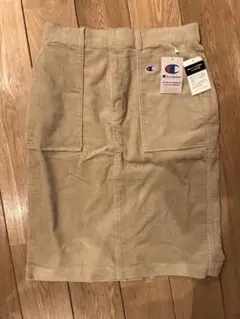 Champion コーデュロイ タイトスカート ベージュ Mサイズ　新品タグ付き