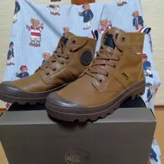 PALLADIUM 75 YEARS レザーブラウン　ワークブーツ