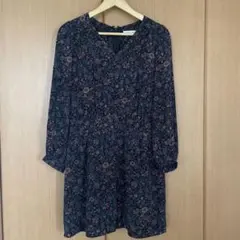 BEAUTY&YOUTH フラワープリント　チュニックワンピース