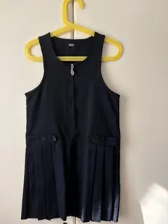 お稽古用　NEXT ネイビー ジャンバースカート　116cm