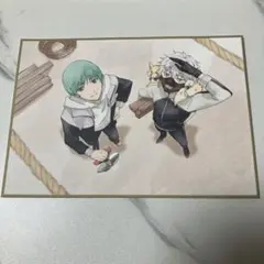 映画 刀剣乱舞花丸 入場特典 一期一振＆鳴狐 色紙