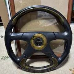 ヴェローナ ビクトリア レザー ウッド コンビステアリング ホーン