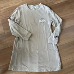 x-girl 長袖ワンピース 130サイズ ベージュ