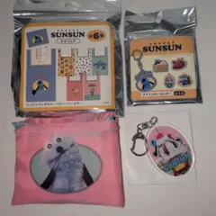 パペット スンスン エコバッグ＆アクリルキーホルダー パフェアイスクリーム