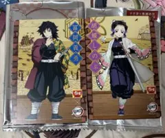 鬼滅の刃 冨岡義勇 胡蝶しのぶ すき家カード ノーマル