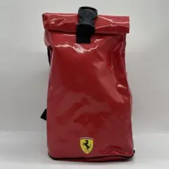 フェラーリ ロゴ入り 防水ショルダーバッグ レッド ドラムバッグ型 フェラーリ ロゴ入り 防水ショルダーバッグ レッド ドラムバッグ