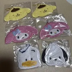 サンリオキャラクターズminiminiラグマット風キーホルダー