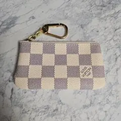 LOUIS VUITTON ダミエアズール ポシェット クレ キーリング付