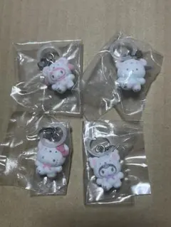 めじるしアクセサリー サンリオキャラクターズ ふわふわスノー 4種セット