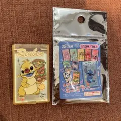 セリア スティッチ おりたたみミニミラー ルーベン