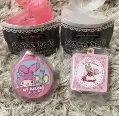 サンリオ　ガチャ　クッキー缶チャーム　マイメロディ　マロンクリーム　2個セット