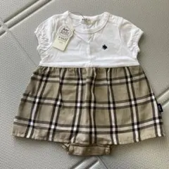 Polo Baby チェック柄ロンパース 80