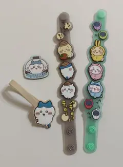 ちいかわ ラバーバンド リストバンド マグネット くら寿司 タグ バンド まとめ