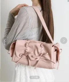 OLIVE des OLIVE ドロストフラップショルダーバッグ　 ピンク